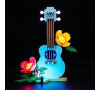 BrickBling Kit d'éclairage LED compatible avec Lego 31156 Ukulélé tropical (pas de modèle), kit d'éclairage décoratif pour ukulélé tropical, jouet créatif