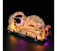BrickBling Kit d'éclairage LED compatible avec Lego 75380 Mos Espa Podrace Diorama Kit d'éclairage décoratif pour modèles créatifs, unisexe, adulte