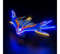 BrickBling Kit d'éclairage LED compatible avec Lego 76286 Les Gardiens de la Galaxie : le Milano (pas de modèle), éclairage décoratif