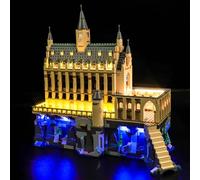 BrickBling Kit d'éclairage LED compatible avec Lego 76435 Harry Potter Château de Poudlard : le Grand Hall (modèle non inclus), version standard