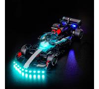 BrickBling Kit d'éclairage LED compatible avec Lego Mercedes-AMG F1 W15 Race Car 77244 (pas de modèle), décoratif, jouet créatif