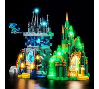 BrickBling Kit d'éclairage LED compatible avec Lego Wicked Emerald City et Kiamo Ko Castle, lumière créative compatible avec Lego 75689 uniquement, modèle non fourni
