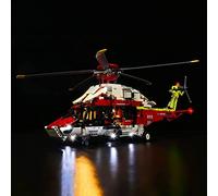 BrickBling Kit d'éclairage LED pour Lego 42145 Technic Airbus H175 Rescue Helicopter, Kit d'éclairage LED pour Lego Airbus H175 Rescue Helicopter (No Lego Model) - Version Standard