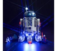BrickBling Kit d'éclairage LED pour Lego 75379 R2-D2 (pas de Lego), kit d'éclairage décoratif pour Lego S'tar Wars R2-D2 Jouet créatif - Version standard, DE-75379-P63401
