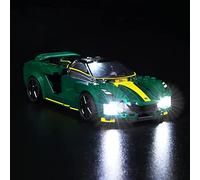 BrickBling Kit d'éclairage LED pour Lego 76907 Speed Champions Lotus Evija Collection Kit (Aucun modèle), Kit d'éclairage DIY pour Lotus Evija Décoration Lumière pour 76907