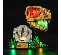 BrickBling Kit d'Éclairage LED pour Lego 76964 Dinosaur Fossils : T. Rex Skull - Éclairage Décoratif pour Crâne de T. Rex, Jouet Créatif (Pas de Lego Inclus)