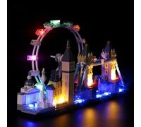 BrickBling Kit d'éclairage LED pour Lego Architecture London Skyline Collection Kit, Kit d'éclairage DIY pour Lego 21034 London Collectible - Pas de modèle Lego