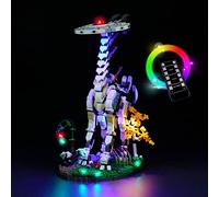 BrickBling Kit d'éclairage LED pour Lego Horizon Forbidden West Tall Neck Télécommande Kit d'éclairage décoratif pour Lego Tallneck 76989 (Non Inclus dans Le Lego Seulement)