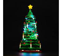 BrickBling Kit d'éclairage LED version mise à jour compatible avec arbre de Noël Lego, kit d'éclairage décoratif pour 40573 blocs de construction créatifs (pas de modèle)