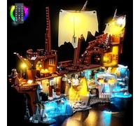 BrickBling Kit d'éclairage télécommandé compatible avec Lego The Goonies 21363 (aucun modèle), Kit d'éclairage LED compatible avec le modèle de briques de construction Lego 21363 The Goonies