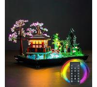 BrickBling Kit d'éclairage télécommandé pour Lego 10315 Le Jardin Tranquille, Ensemble d'éclairage LED pour Lego Icons Garden of Tranquility, Cadeau créatif pour Adultes