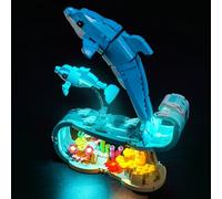 BrickBling Lampe LED uniquement, compatible avec Lego Creator 3 en 1 Animaux marins : Beaux dauphins 31385 - Modèle non inclus