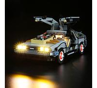 BrickBling Lumières LED compatibles avec Lego 10300 Back to The Future Time Machine Building (kit de lampes à monter soi-même pour Delorean Back to The Future pour 10300 - Version classique
