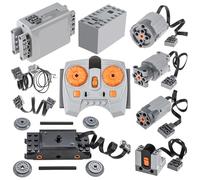 BrickBounty 16pcs Power Functions Motor Set - Compatible with Lego, Technical Parts for STEM Assembled Building Block, Control Function for MOC Bricks