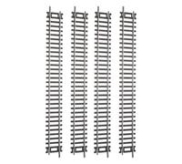 BrickBounty 4 pièces Ho échelle Piste de Train, Longueur 9.06 '' Ho échelle Piste Compatible avec 1:87 scène de modèle réaliste d'accessoires de Train