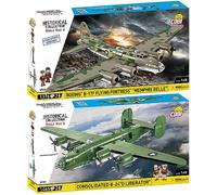 BRICKCOMPLETE COBI Lot de 2 : 5749 Boeing B-17 Flying Fortress Executive et 5739 Consolidated B-24D LIBERATOR