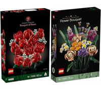 BRICKCOMPLETE Lego 10328 Bouquet de roses et 10280 Bouquet de fleurs