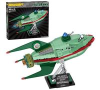 Brickcraft Futurama Planet Express Kit de construction de briques de bateau (382 pièces), modèle d'affichage de collection de science-fiction, jeu de briques futuriste pour adultes, adolescents et