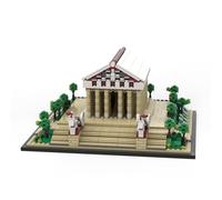 BrickCraftWorks Modèles de construction historiques, modèle de temple Artemis - Jouet à assembler - Ensemble de blocs de construction - Ornement créatif (2056 pièces), 28,4 x 28,8 x 13,9 cm, Type-3