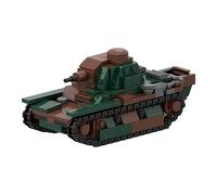 BrickCraftWorks V16I4OW527QKCX834G1U Ensemble de blocs de construction de réservoir militaire, modèle de réservoir MOC pour adolescents et adultes (326 pièces)