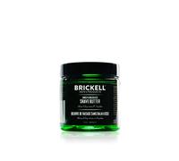 Brickell Men's Beurre de Rasage Lisse sans Balais, Naturel et Biologique, Combat les Entailles, les Coupures et les Brûlures du Rasoir, Non Parfumée, 147 ml