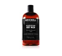 Brickell Men's Invigorating Mint Body Wash for Men, Natural and Organic Deep Cleaning Shower Gel with Aloe, Glycerin, and Jojoba, Sulfate Free, 16 Ounce, Scented…