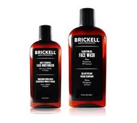 Brickell Men's Products Routine Quotidienne Essentielle de Soin Visage I, Gel Nettoyant Visage & Crème Hydratante Visage, Naturel et Bio, Parfume