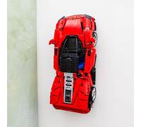 Brickify Crochet de fixation mural compatible avec Lego Ferrari Daytona SP3 42143 - Affichage sécurisé pour kits de maquette Technic - Voiture non incluse