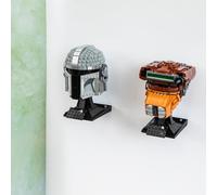 Brickify - Lot de 2 présentoirs pour casque Lego - Support mural pour Dark Vader, Captain Rex, mandalorien, série Gauntlet - Compatible avec tous les casque