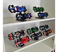 Brickify Speed Champions F1 Lot de 5 présentoirs verticaux compatibles avec les ensembles LEGO Formula 1 76906 à 76919 - Peut contenir 10 voitures - Rehausseurs verticaux pour collection de voitures