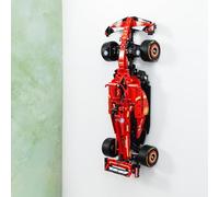 Brickify Support mural compatible avec Lego F1 Technic Ferrari SF-24 42207 - Fabriqué au Royaume-Uni - Voiture non incluse - Vis et chevilles incluses