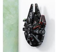 Brickify Support mural compatible avec LEGO Star Wars 75389 The Dark Falcon - Support d'écran premium pour reconstruire les modèles Galaxy - Crochet mural (modèle non inclus)