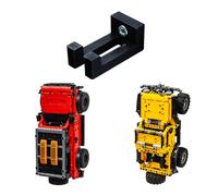 Brickify Support mural compatible avec Lego Technic Ford Bronco 42213 et Jeep Wranger 42122 - Affichage de voiture peu encombrant - Voiture non incluse