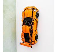 Brickify Support mural compatible avec Technic Porsche 911 GT3RS 42056 - Affichez en toute sécurité votre voiture - Ensemble non inclus