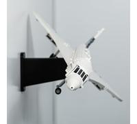 Brickify Support mural pour Lego 10318 Concorde Icons Set | Support mural coudé (coudé)