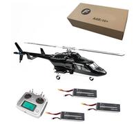 Bricksdiytoy FLYWING FW450L Air-Wolf RC Helicopter 2.4G 6CH Drone GPS avec mode cascade 3D et vol plus de 20 minutes, rotor FBL 470L, batterie 4S 5000mAh, navigation automatique, idéal pour les