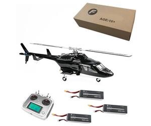 Bricksdiytoy FLYWING FW450L Air-Wolf RC Helicopter 2.4G 6CH Drone GPS avec mode cascade 3D et vol plus de 20 minutes, rotor FBL 470L, batterie 4S 5000mAh, navigation automatique, idéal pour les