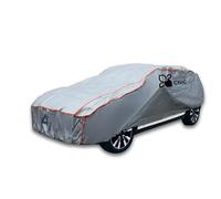 Brico Chic Bâche Anti-grêle pour Voiture, 480 x 178 x 119 cm, Anti-grêle, Anti-UV, imperméable, résistante, extérieur, 4 Saisons, Taille L, Gris