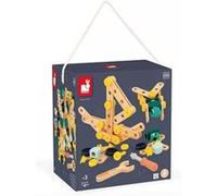 Janod Brico´kids Barrel Of 100 Pcs Doré Enfants