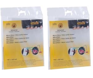 Brico-materiaux - Filtre sortie moteur / 197 x 255 (Lot de 2)
