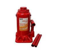 Bricoferr Cric hydraulique Type Bouteille 12T - Hauteur réglable de 215 à 400 mm