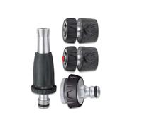 Bricoferr Kit d'accessoires d'arrosage en aluminium