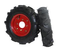 Bricoferr PTMT034 Lot de pneus agricoles pour motobineuse 400 x 8"