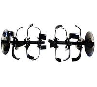 Bricoferr PTMT038-Jeu de fraises avec lames (Tige 24 23 mm 6 pans outils pour Motobineuse)