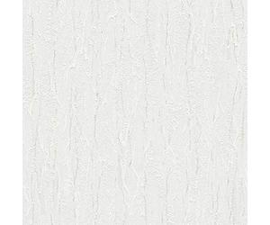 BRICOFLOR Papier peint gris blanc effet crépi idéal salon Tapisserie couloir blanche grise Papier peint papier chambre adulte & bureau