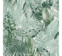 BRICOFLOR Papier peint jungle vert Papier peint tropical exotique Idéal chambre
