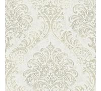 BRICOFLOR Papier peint Metropolitan (blanc argenté)