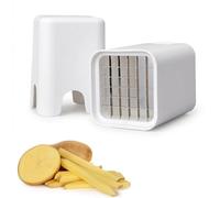 Bricohello Coupeur de légumineuses, épaisseur réglable, trancheuse de citron pour fruits et légumes pour magasins de thé au lait, vendeurs ambulants et usage domestique (Blanc)