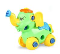 Bricolage Assemblage Vis Écrous Éléphant Voiture Modèle Ensemble Jouet Éducatif Enfants Cadeaux