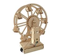 Bricolage Bois Grande Roue Modèle Kits De Construction Montessori Éducatif En Bois Enfants Jouets Blocs Science Expérience Inventions Matériaux